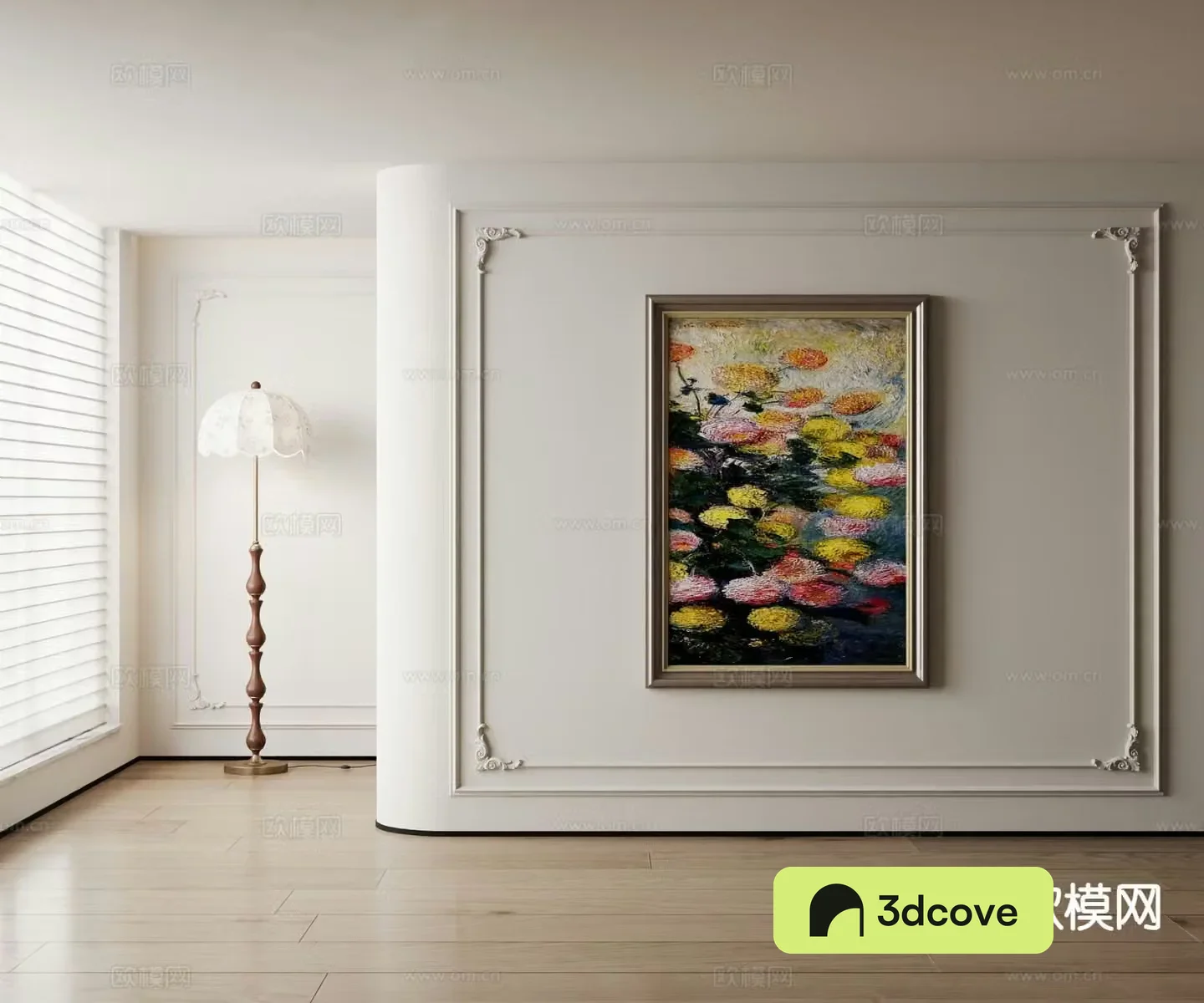 American decorative painting flower oil painting
