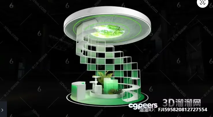 Modern 3D Rendering Of A Futuristic Room 3D Model – 7743 – VRAY Render