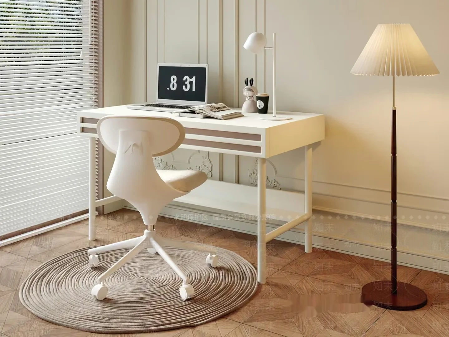 White Desk Chair 3D Model – 16820 – VRAY Render