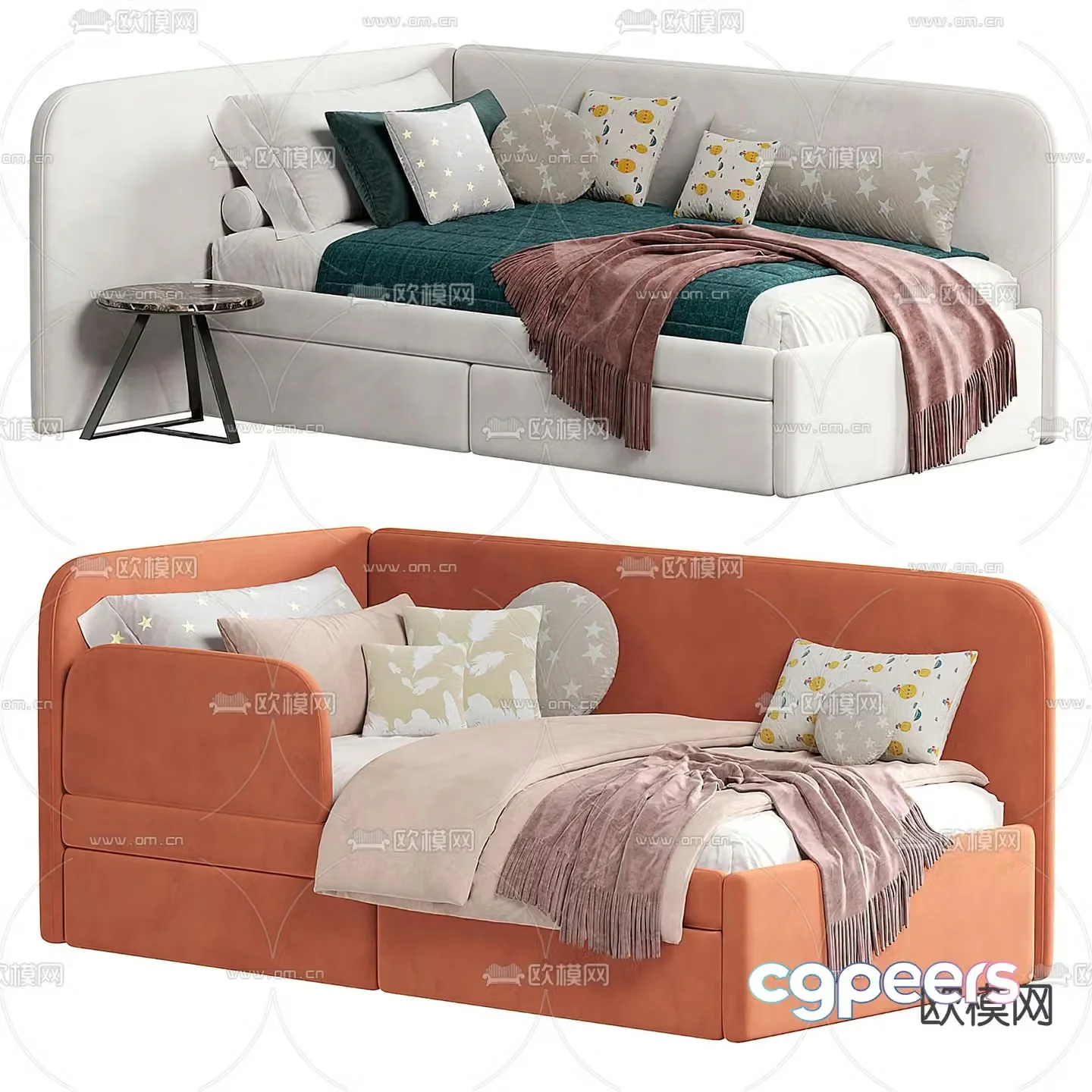 children’s bed child’s bed 3d model