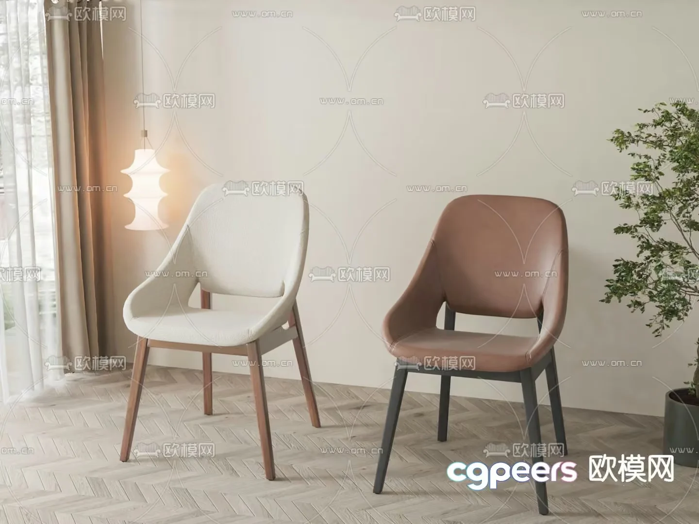 Modern Home Decor 3D Model – 19196 – VRAY Render