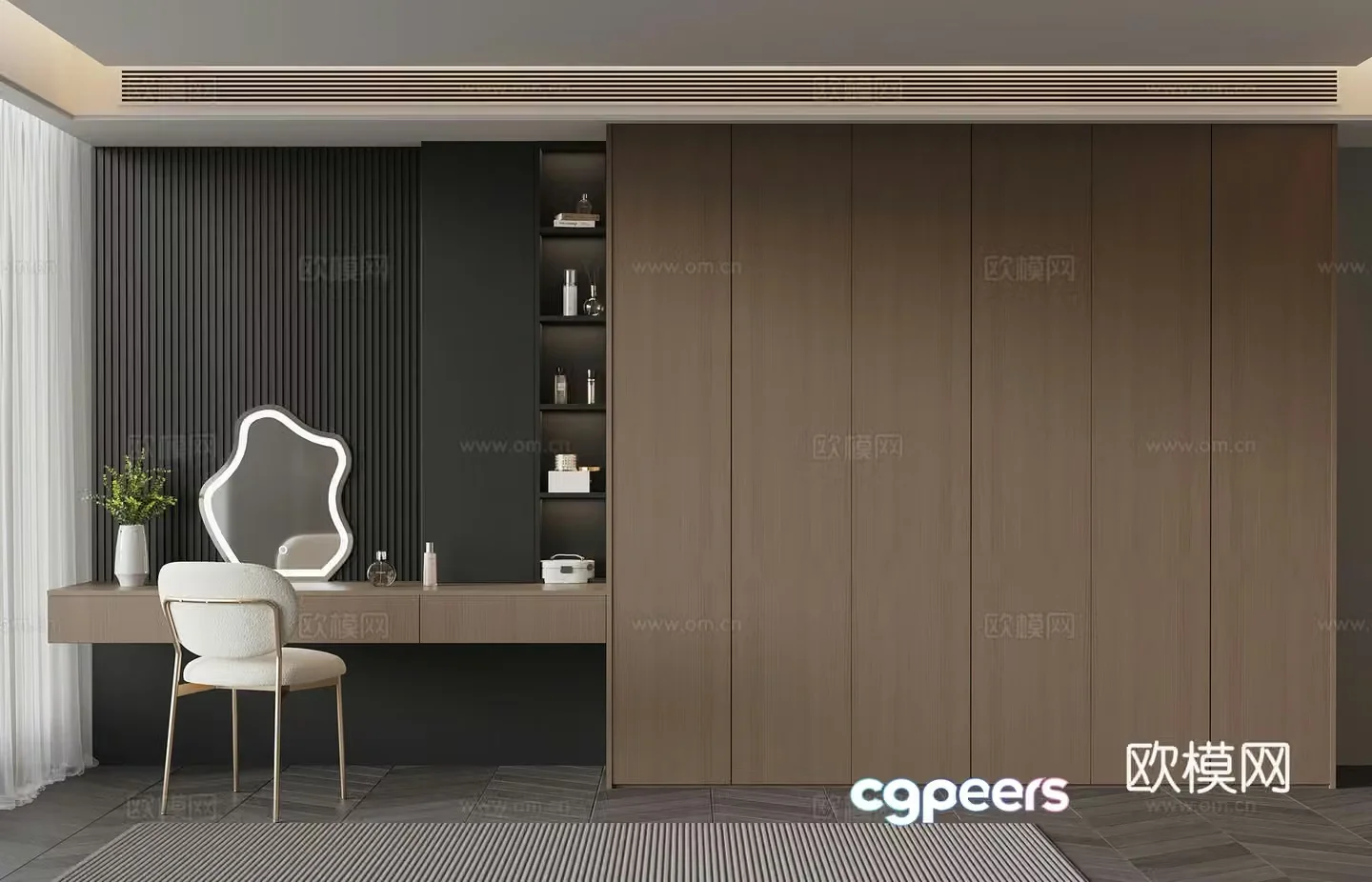 Italian wardrobe 3d model