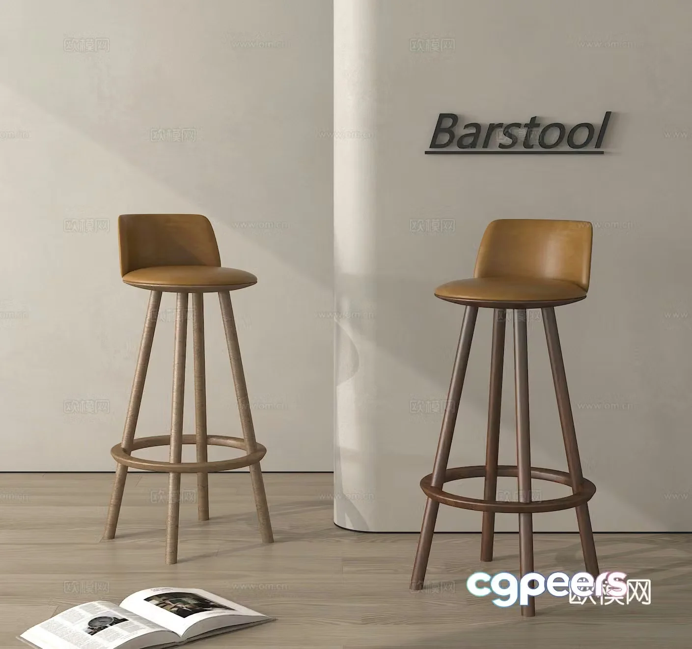 Barrel chair 3d model