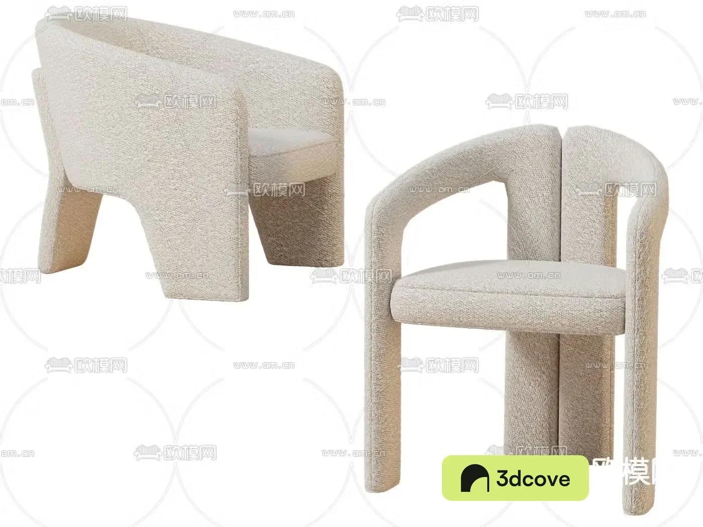 Cream style chair leisure chair