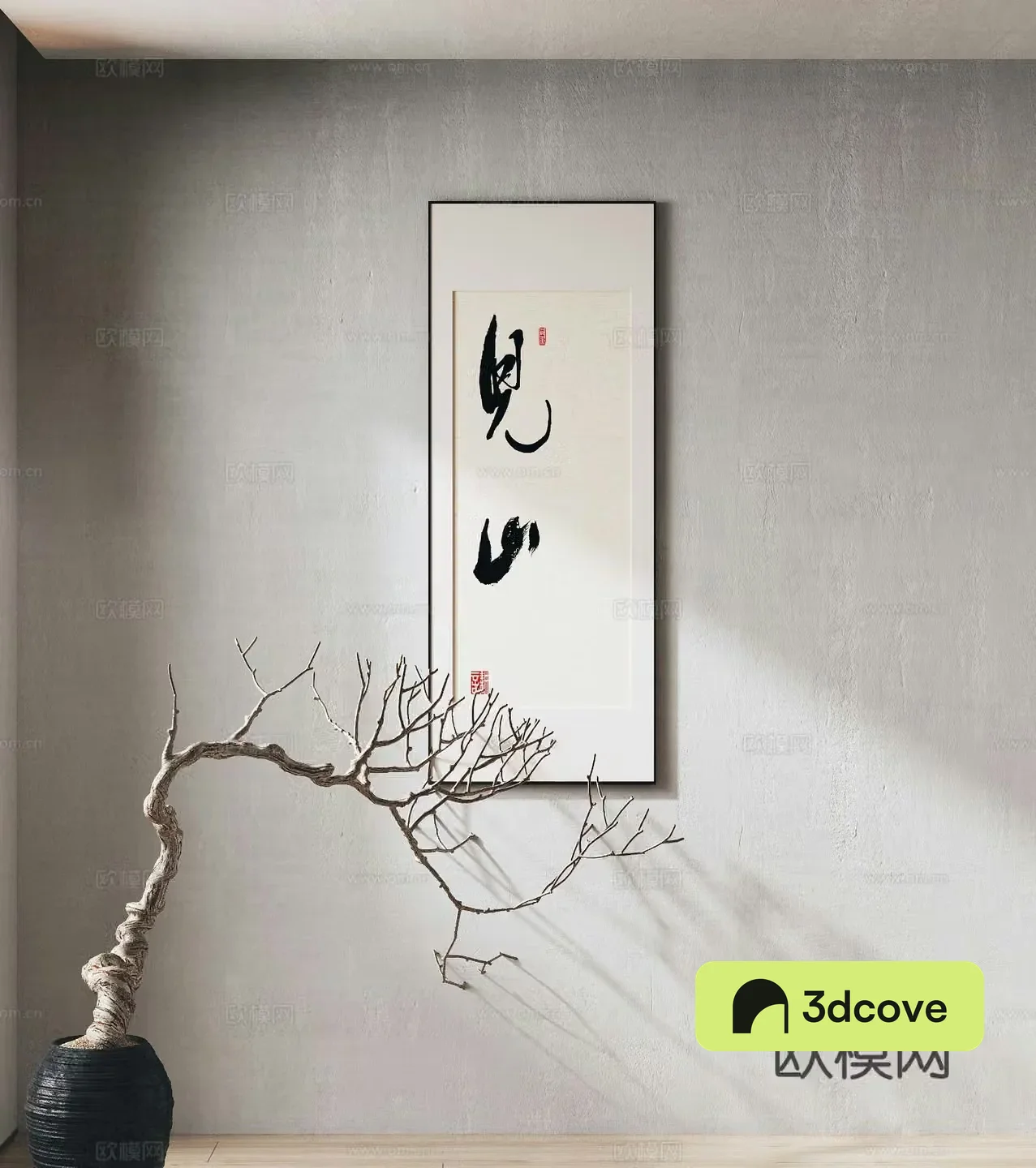 New Chinese style decorative painting calligraphy and painting