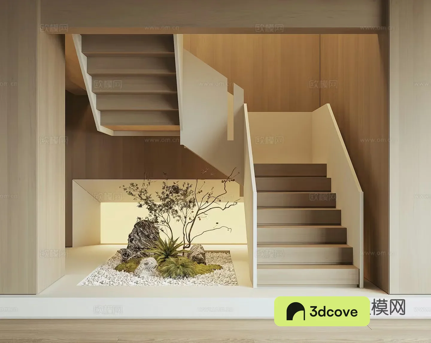 Modern home staircase