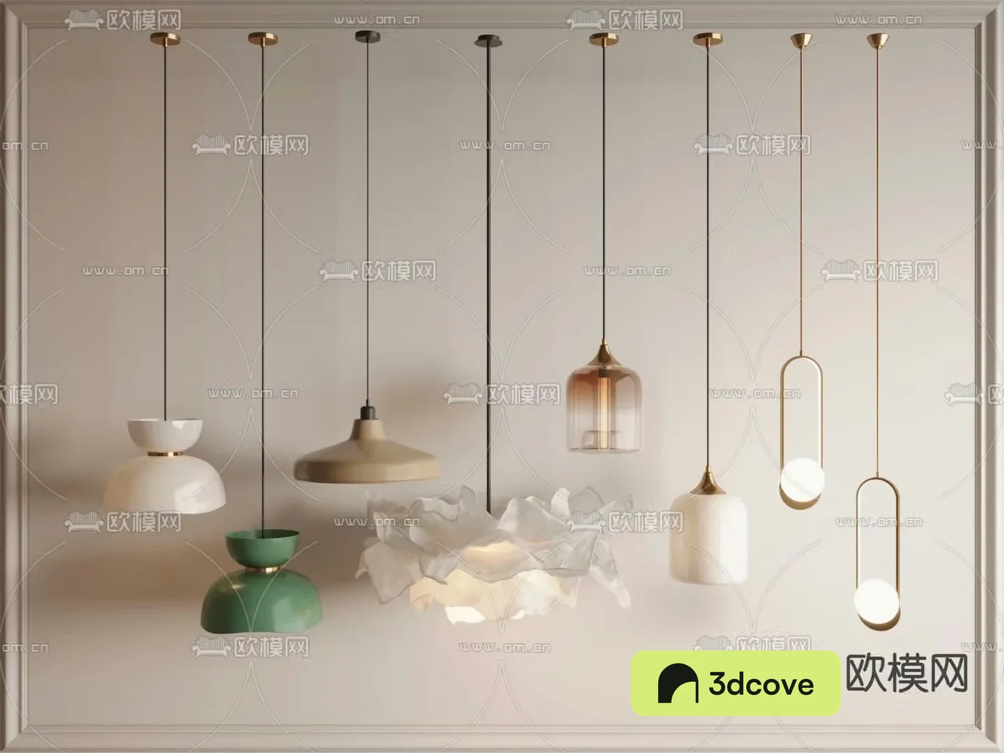Creative small chandelier bedside chandelier