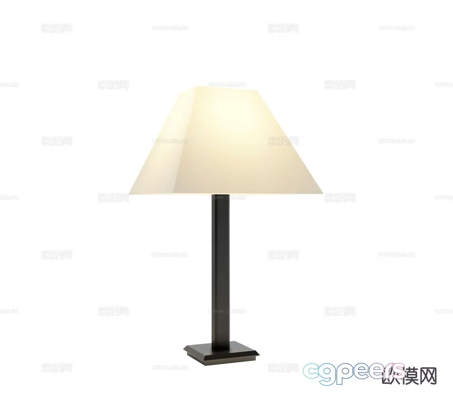 Modern table lamp bedside table lamp 3d model