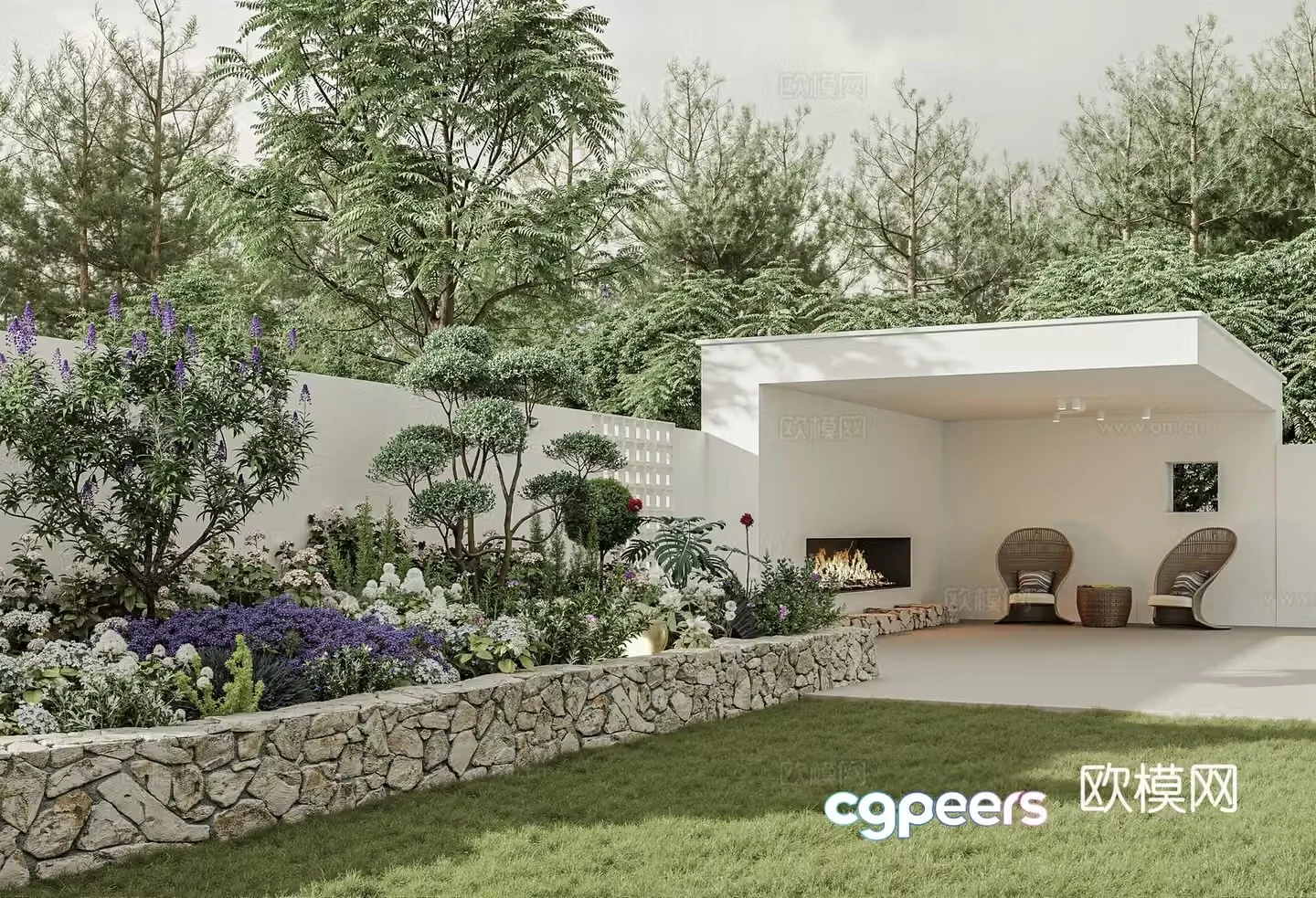 Garden Garden 3d Model