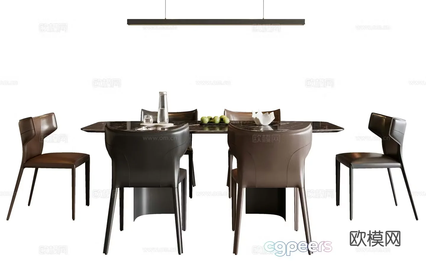 Es about Italian Table and Chair 3D Model