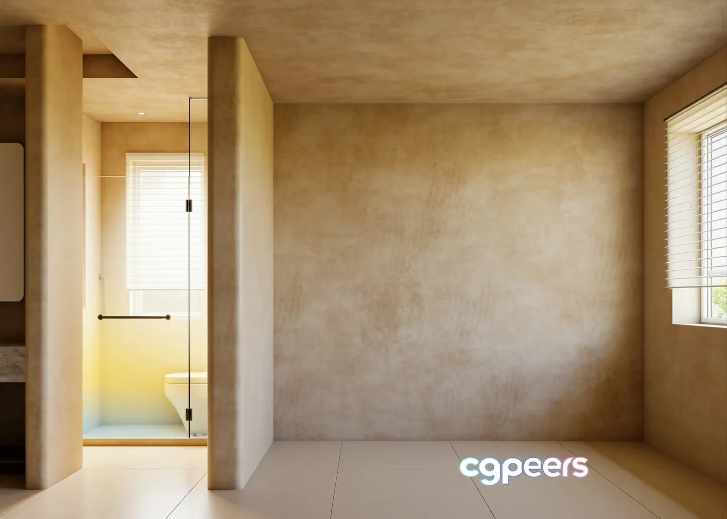 Modern Bathroom Interior 3D Model – 13758 – VRAY Render