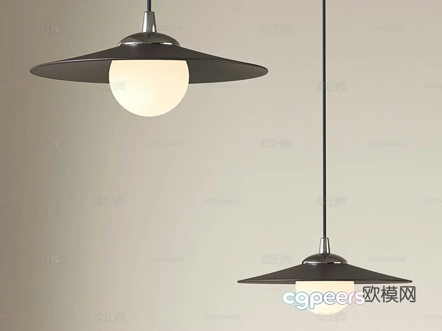 Modern Chandeliers Bauhaus Chandeliers Restaurant Bar Chandeliers Bedside Chandeliers 3D Model