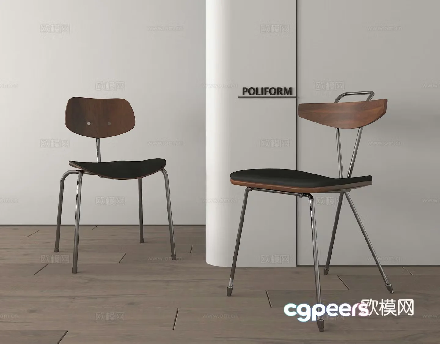 Leisure chair chair single chair 3d model