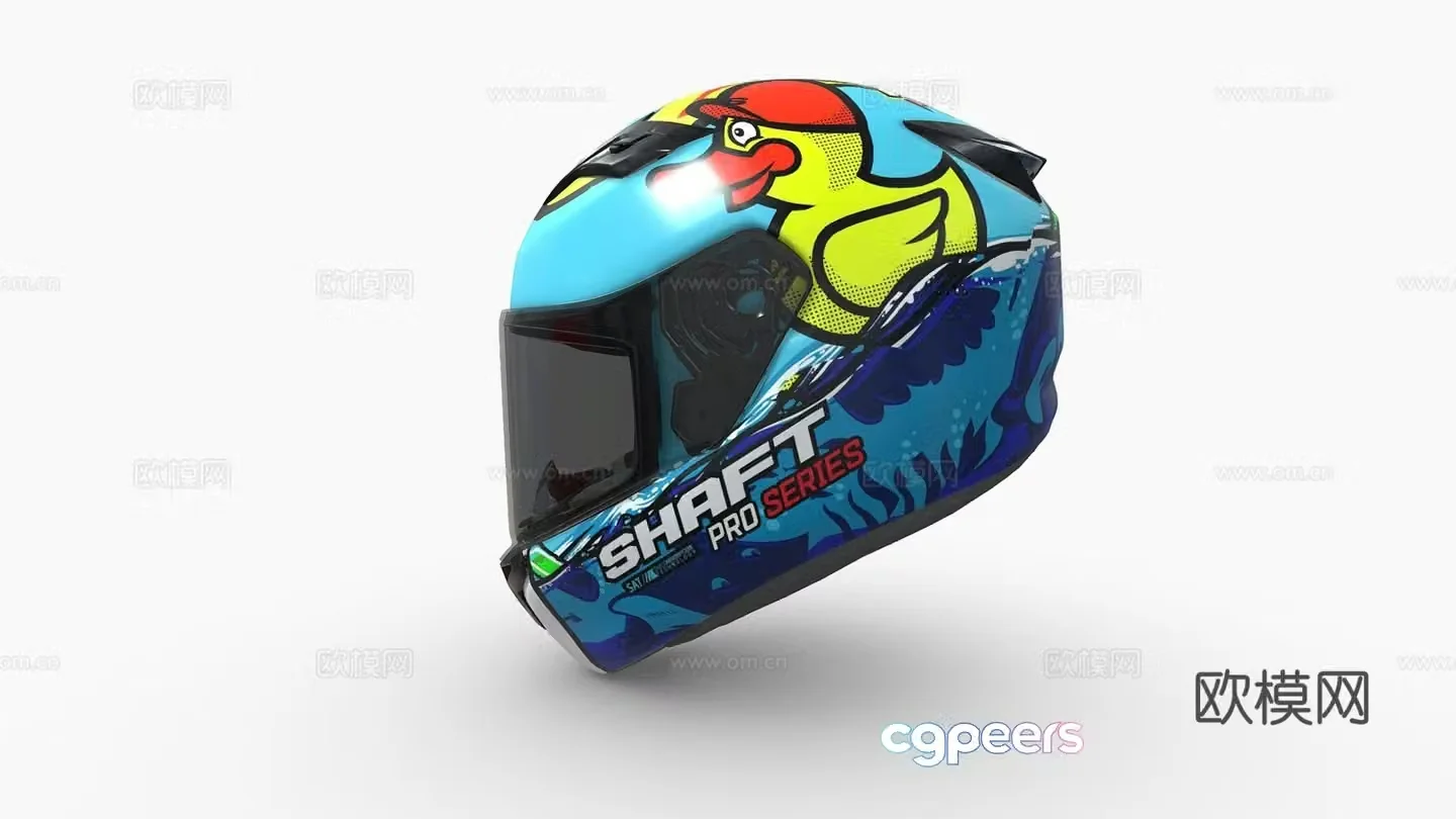 motorcycle helmet racing helmet 3d model