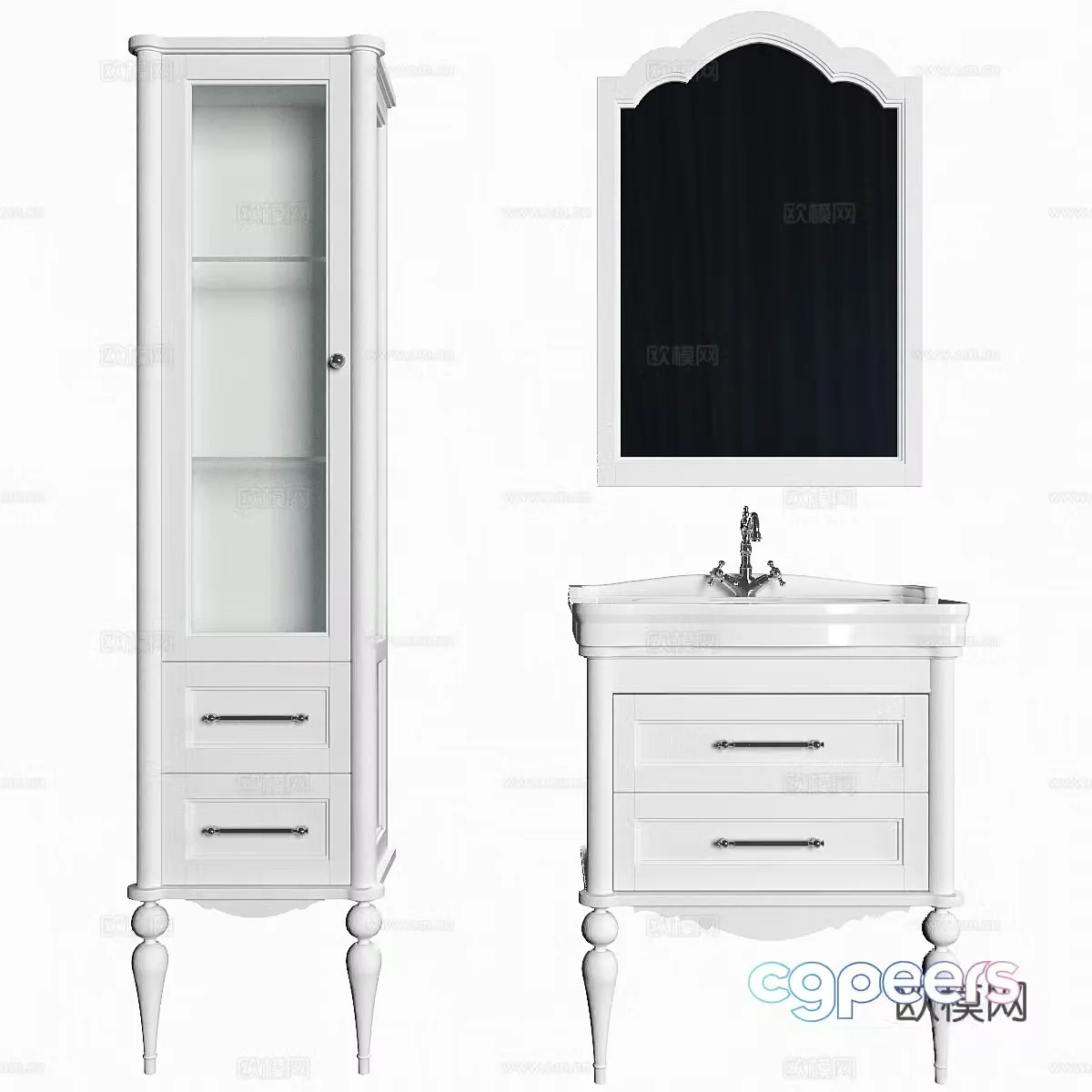 Washbasin cabinet 3d model