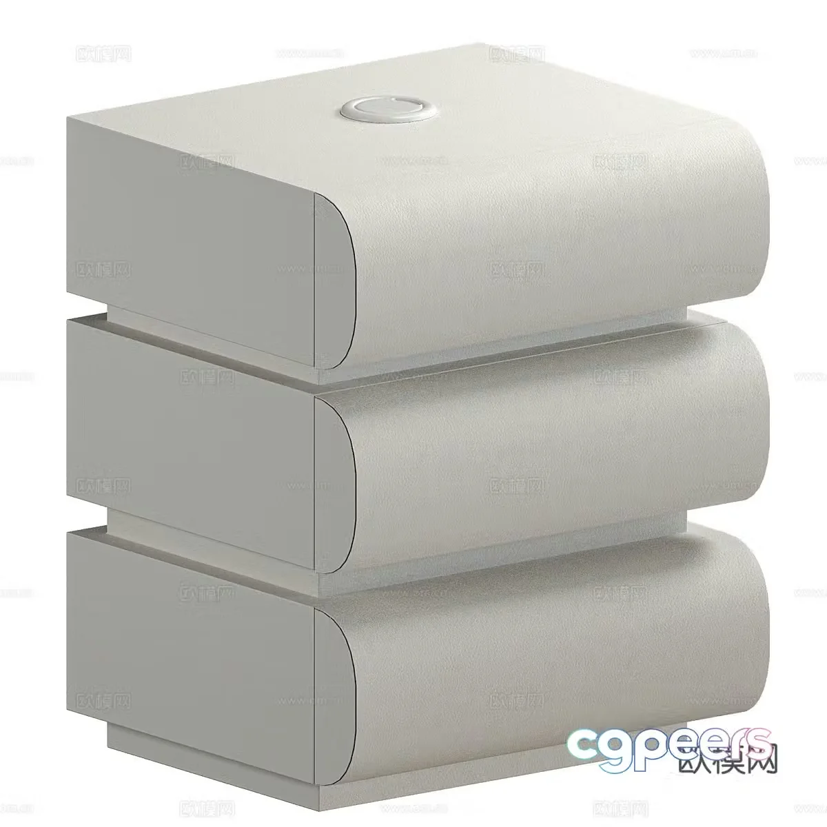 3d model of chest of drawers