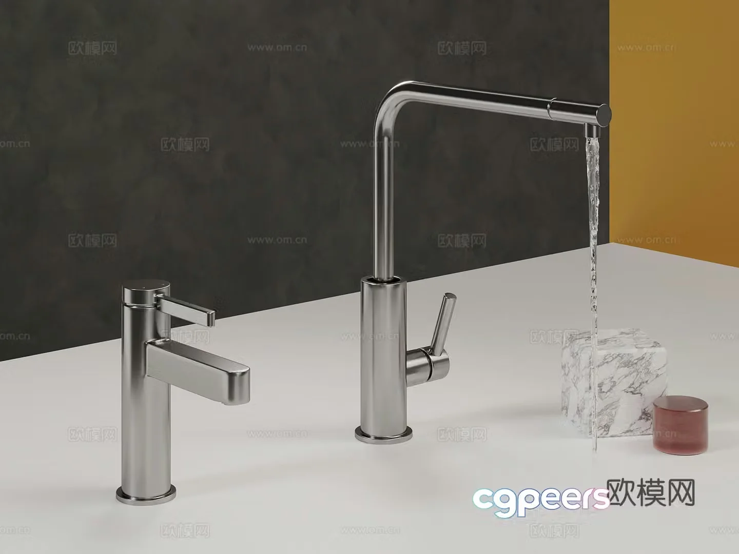 Modern faucet 3d model