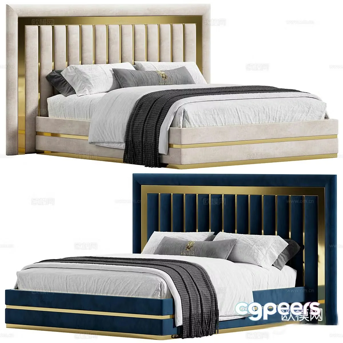 Monoko bed 3D model produced by Fortune Home