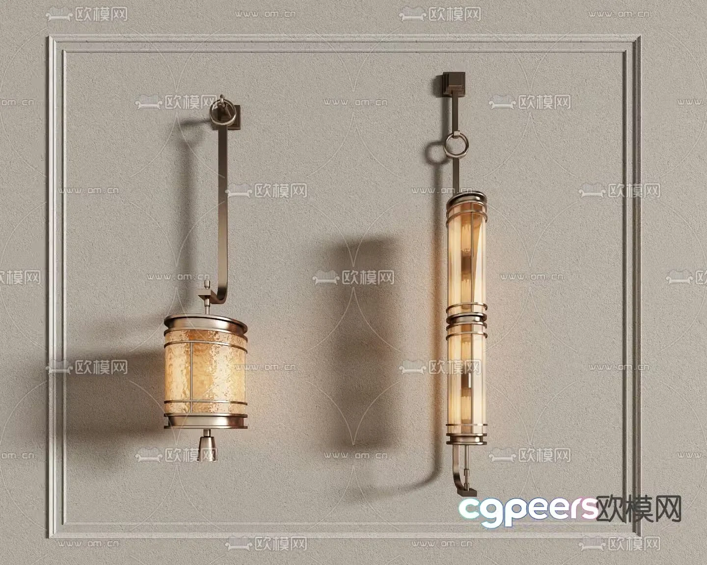 Art chandeliers wall lamp decorative chandeliers 3d model