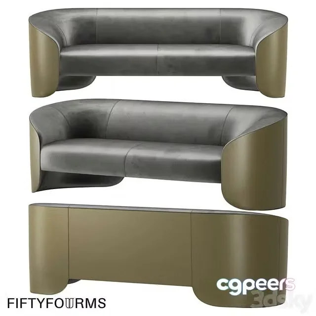 3ds Max Free – FIFTYFOURMS Sofa Vita