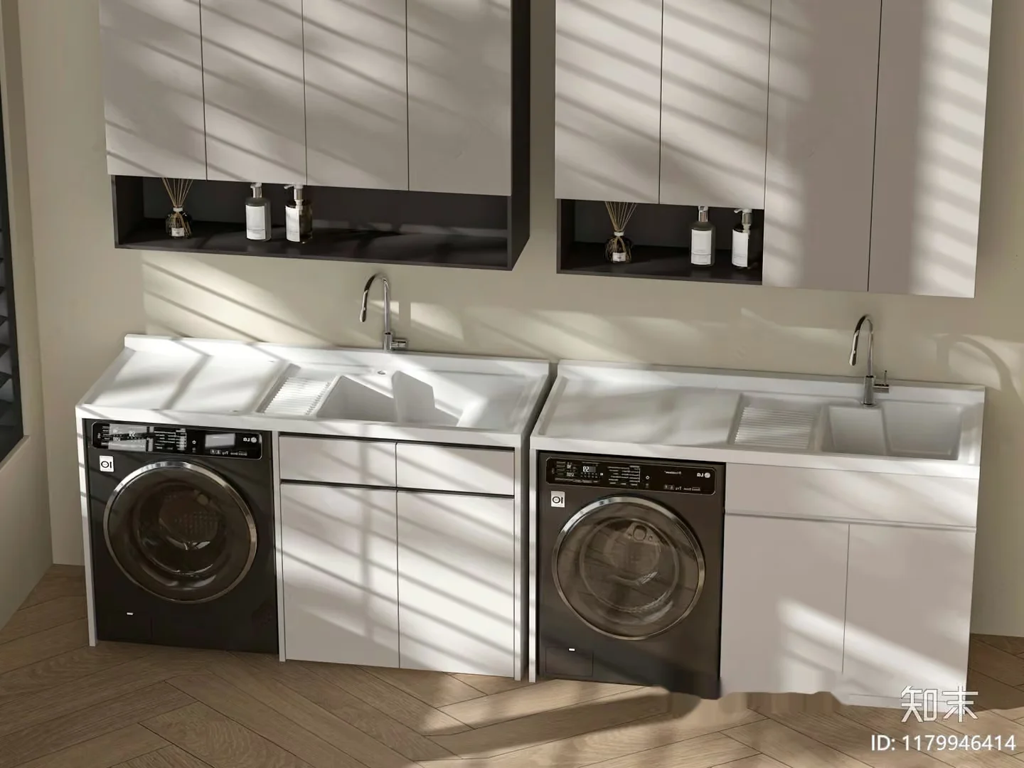Modern Laundry Room 3D Model – 20103 – VRAY Render