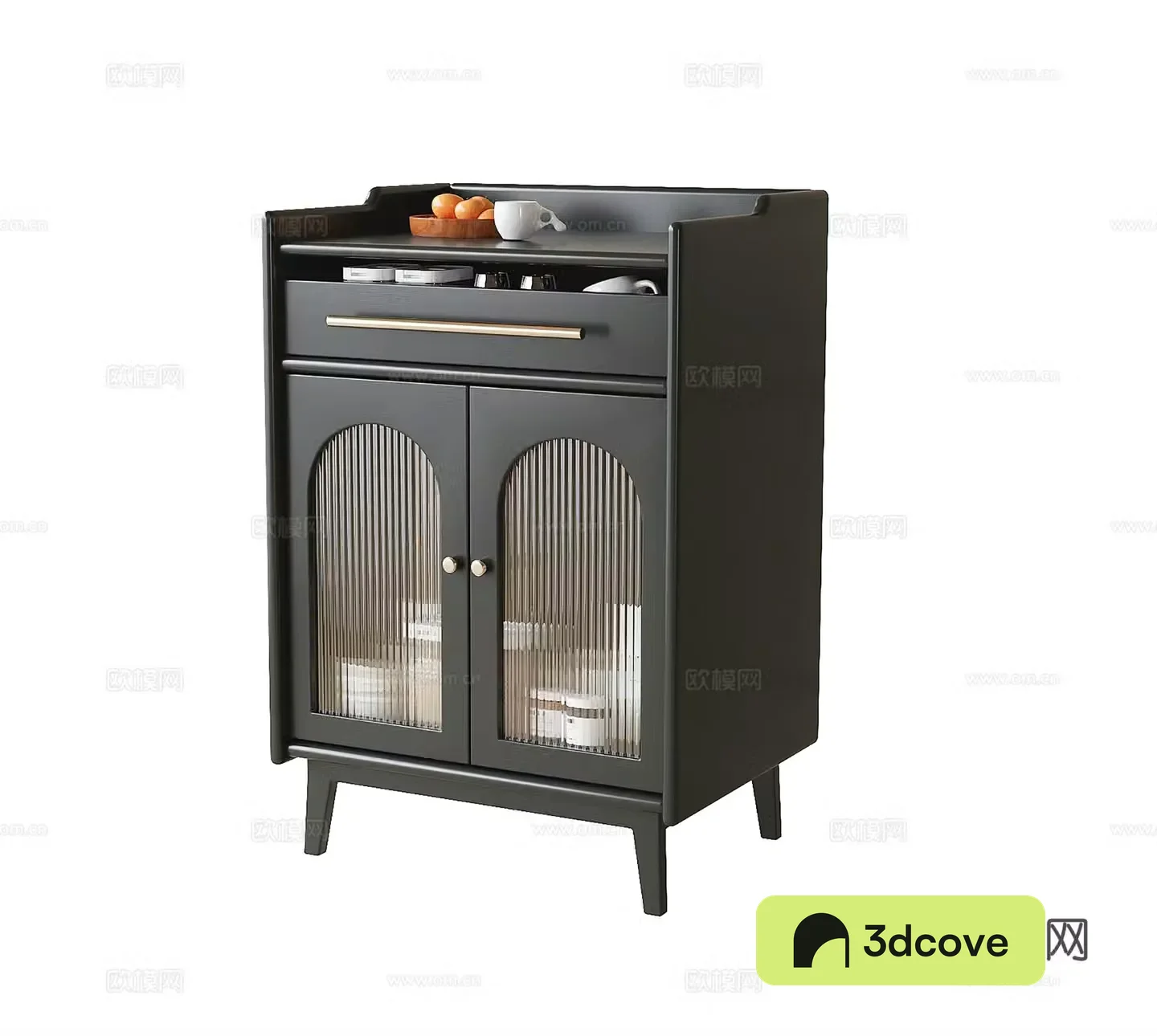 French tea cabinet sideboard cupboard sideboard