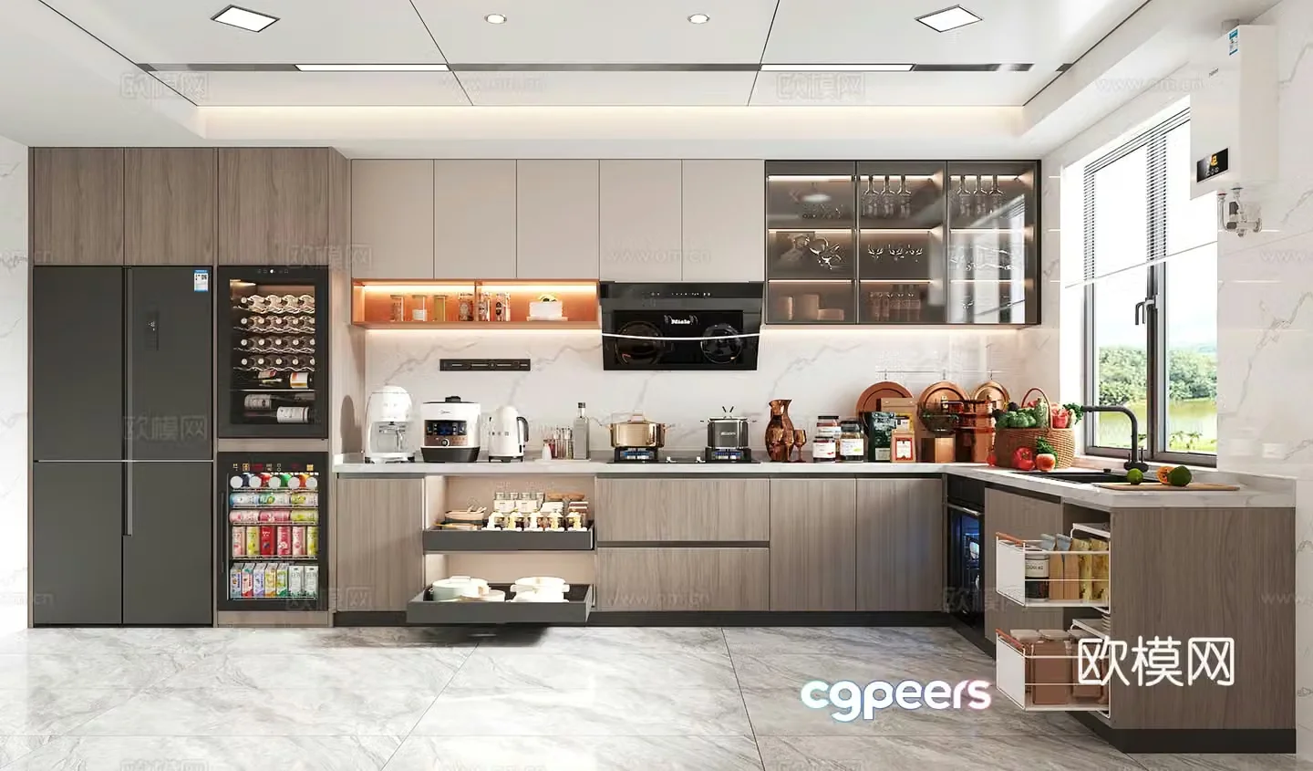 Kitchen Cabinet Kitchen Design Cabinet Design Kitchen Cabinet 3D Model