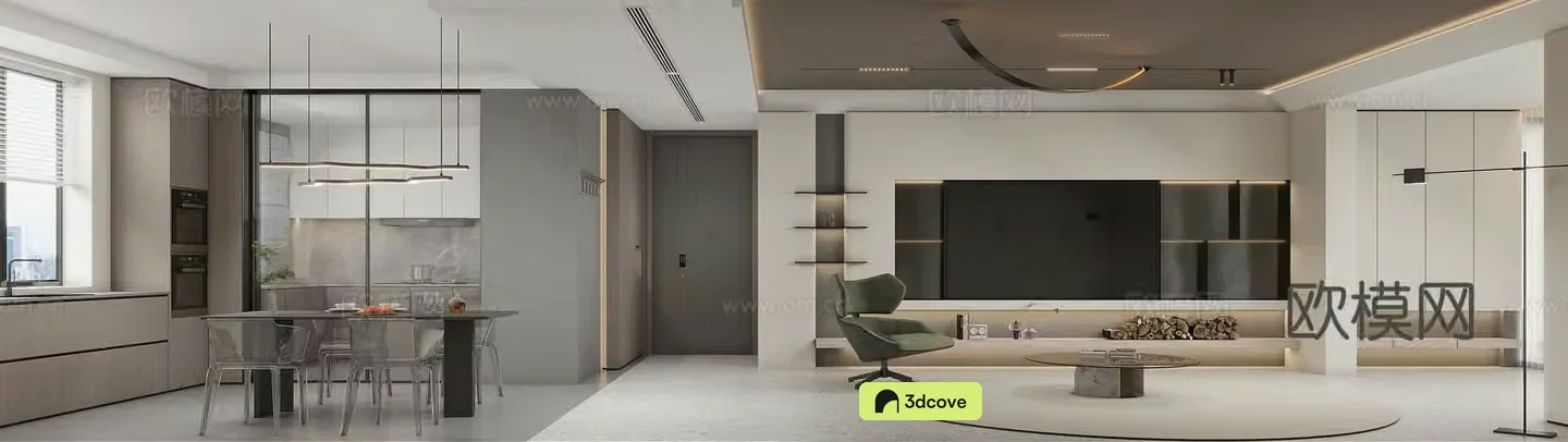 Modern living room sofa Bauhaus living room