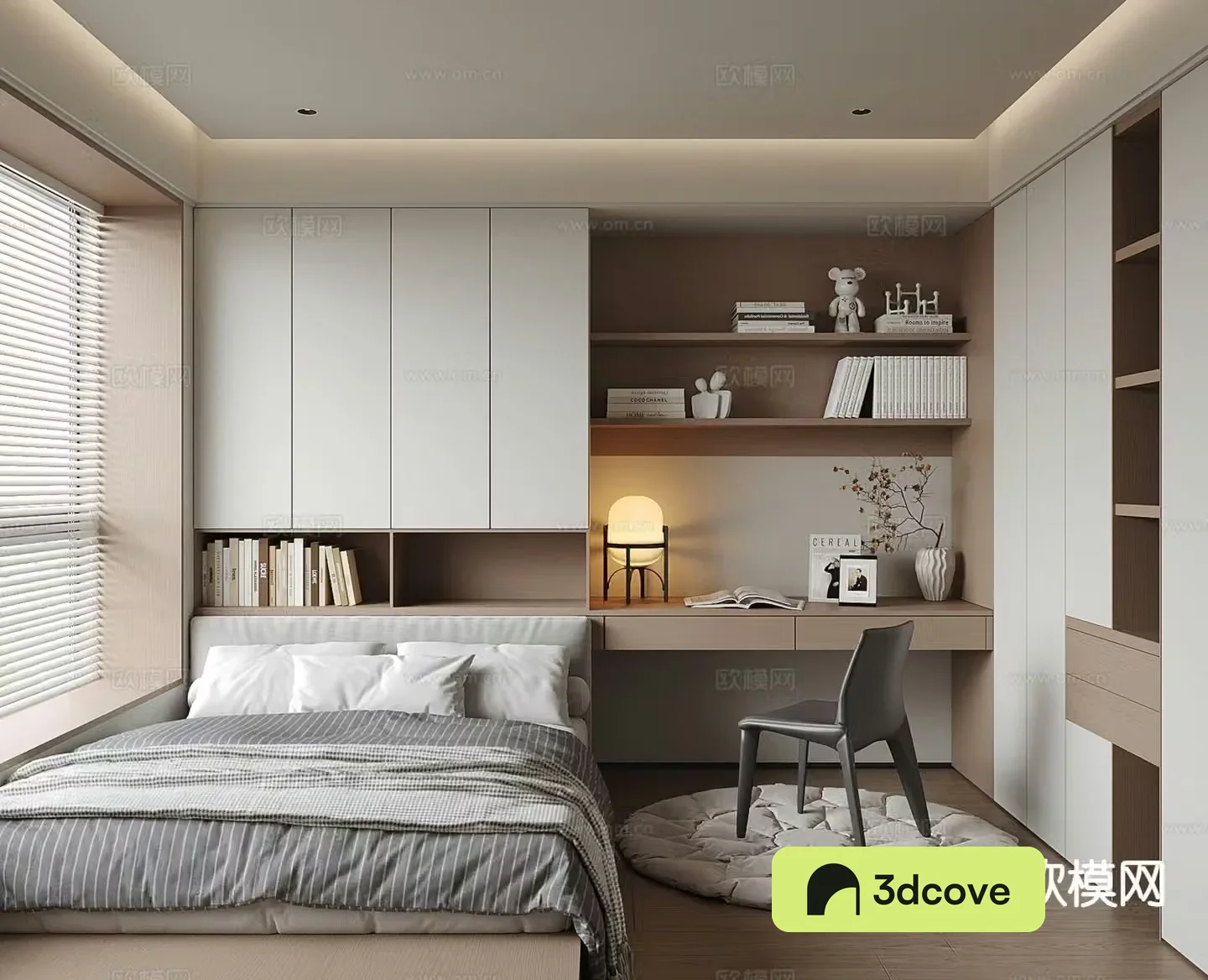 Modern tatami bedroom