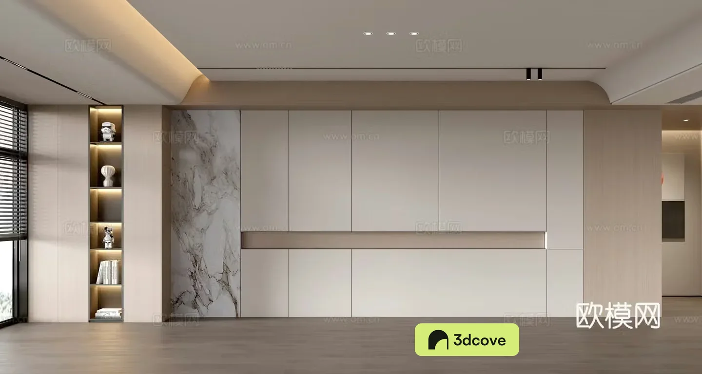 Modern sofa background wall