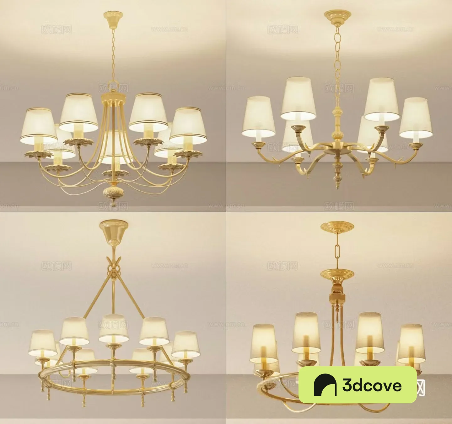 American chandelier multi-head chandelier