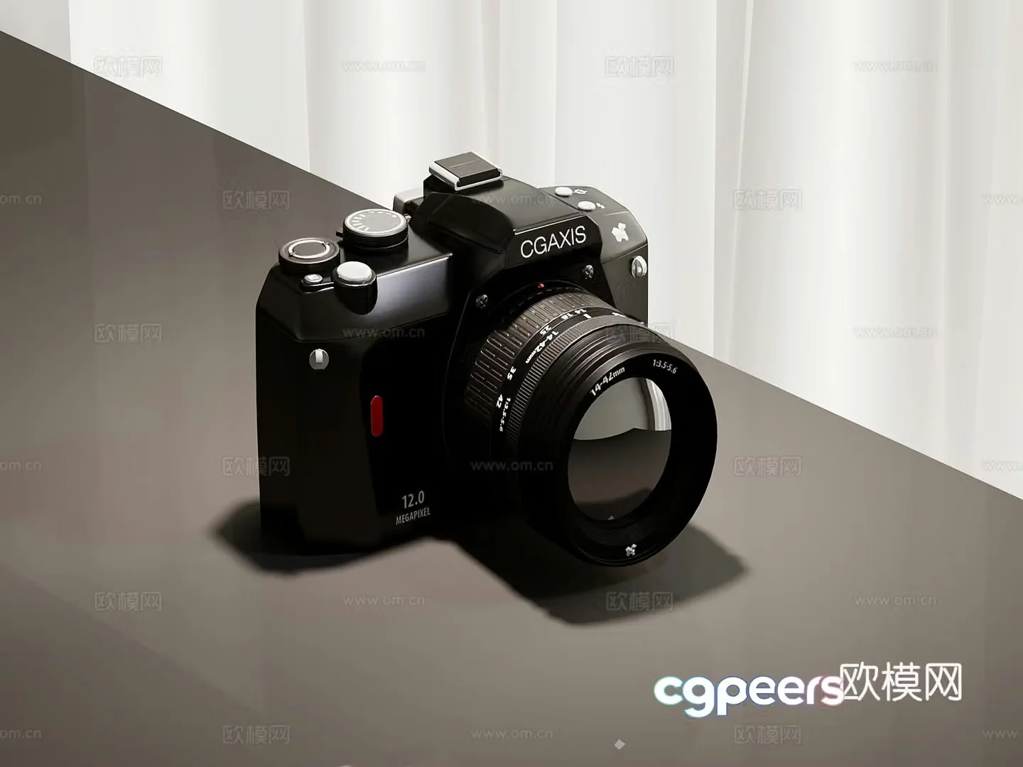 Modern camera Digital camera 3d model