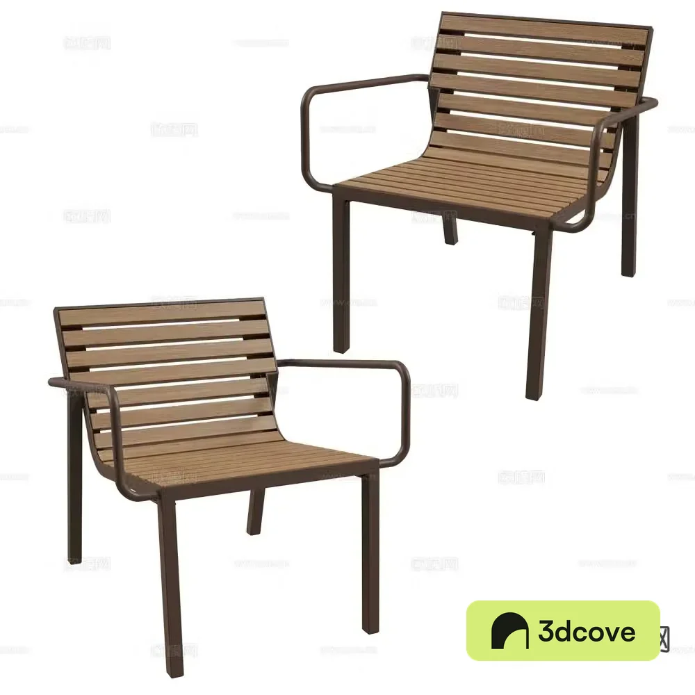 MmcitÃ© outdoor chair lounge chair 3d model