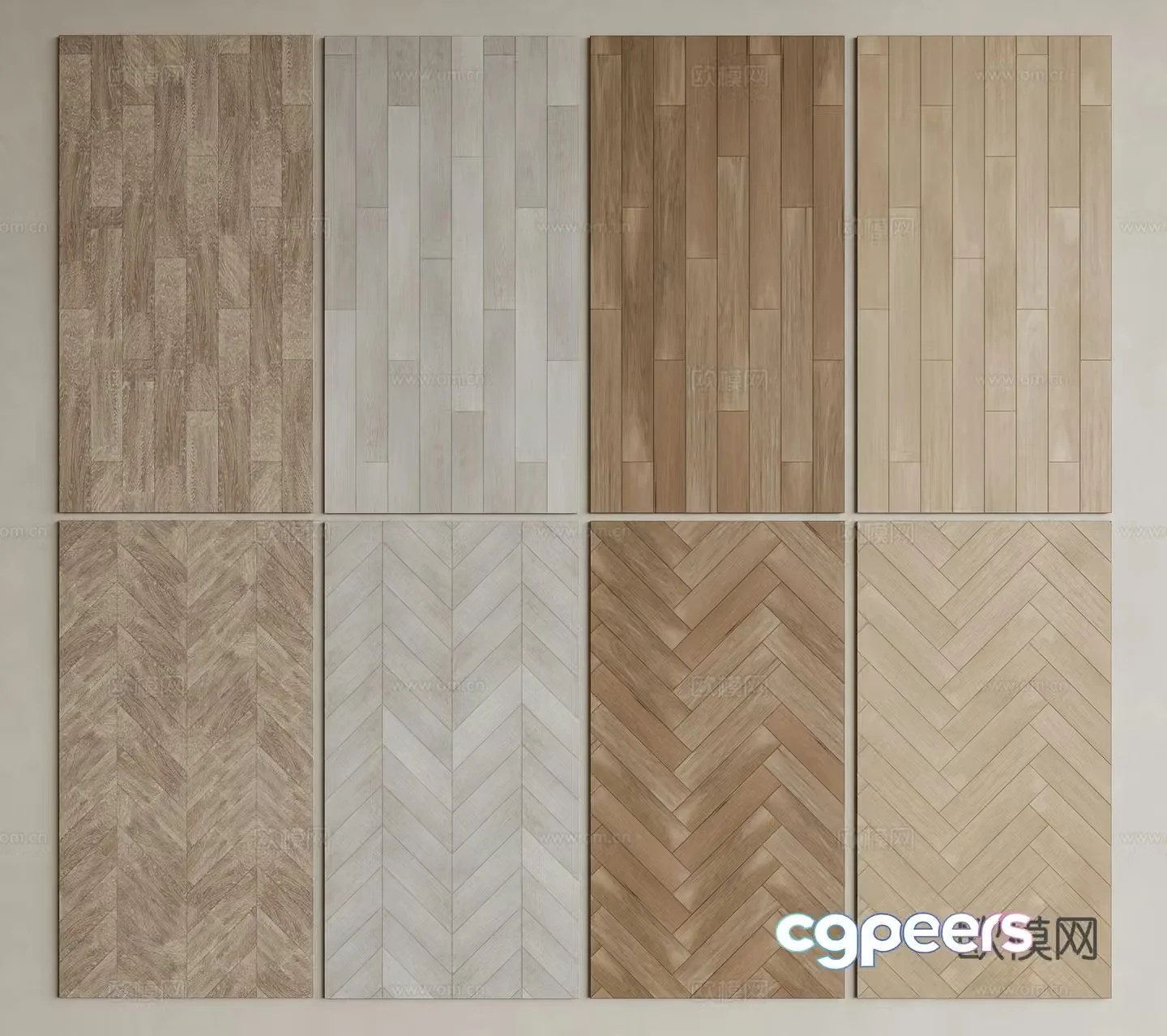 Modern floor Herringbone flooring Fish bone flooring Solid wood flooring Wood grain brick Wood flooring 3d model