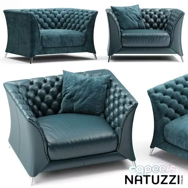 3ds Max Free – Armchair natuzzi La Scala chair