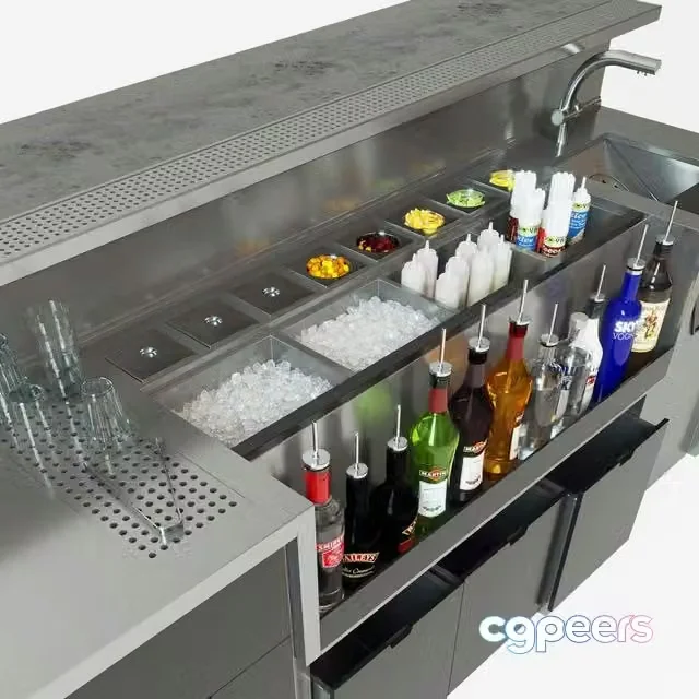 3ds Max Free – Drink BAR