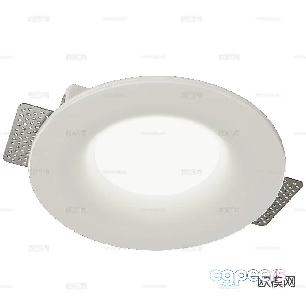Zenit round ceiling lamp bedroom lamp 3d model
