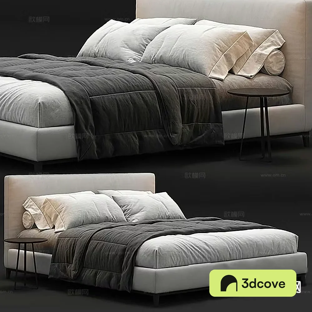 Modern double bed