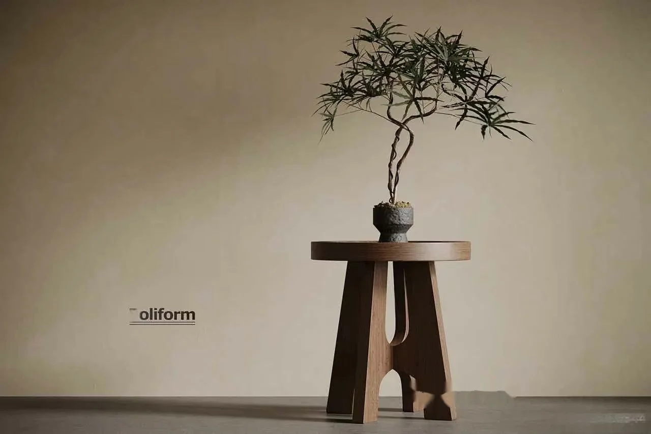 A Small Plant On A Stool 3D Model – 359 – VRAY Render