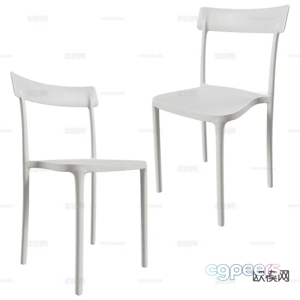 CANCIO modern chair dining chair 3d model