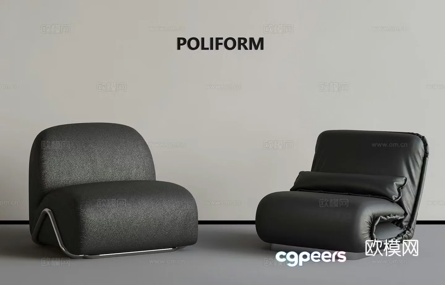 Leisure Chair Modern Leisure Chair Leather Chair 3d Model
