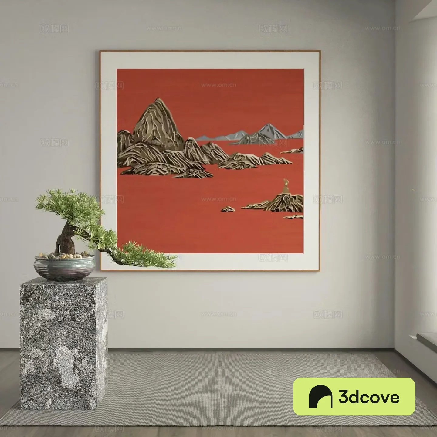 New Chinese style landscape painting decorative painting