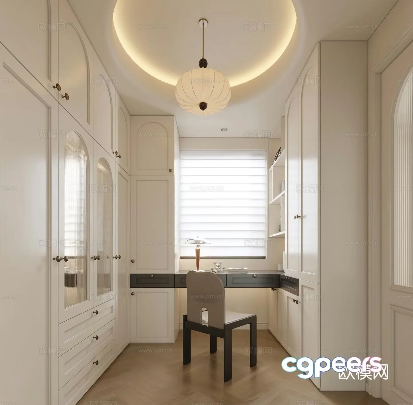 American cloakroom 3D model
