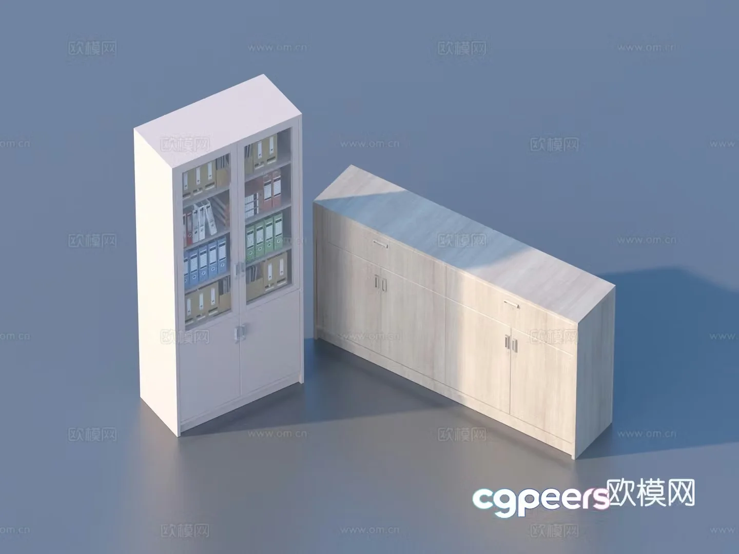 File cabinet Folder 3D model