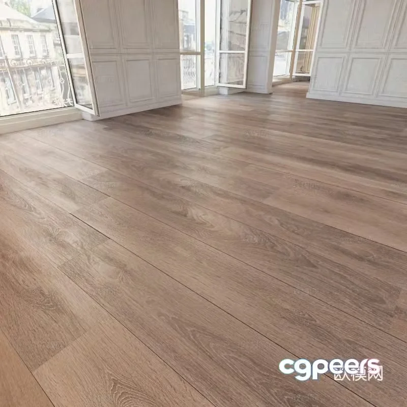 Medium-old wood floor American wood floor Retro wood floor 3d model