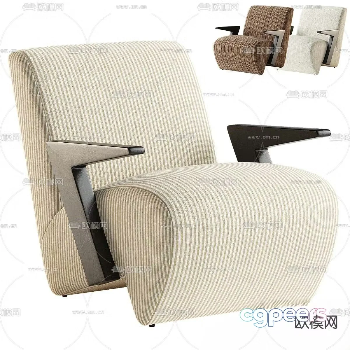 VENOSA modern sofa chair leisure chair 3d model
