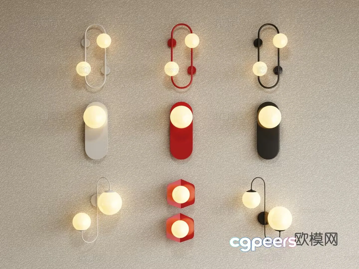 Lamp Lamp Wall lamp 3d model