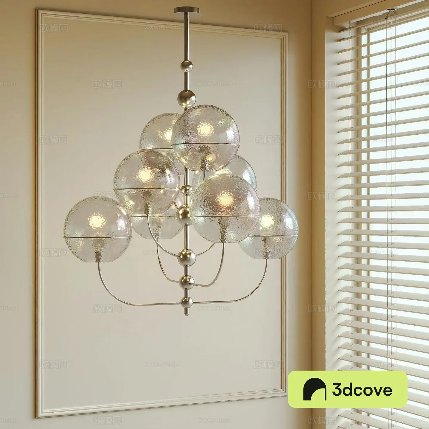 Modern Chandelier Glass Lamp