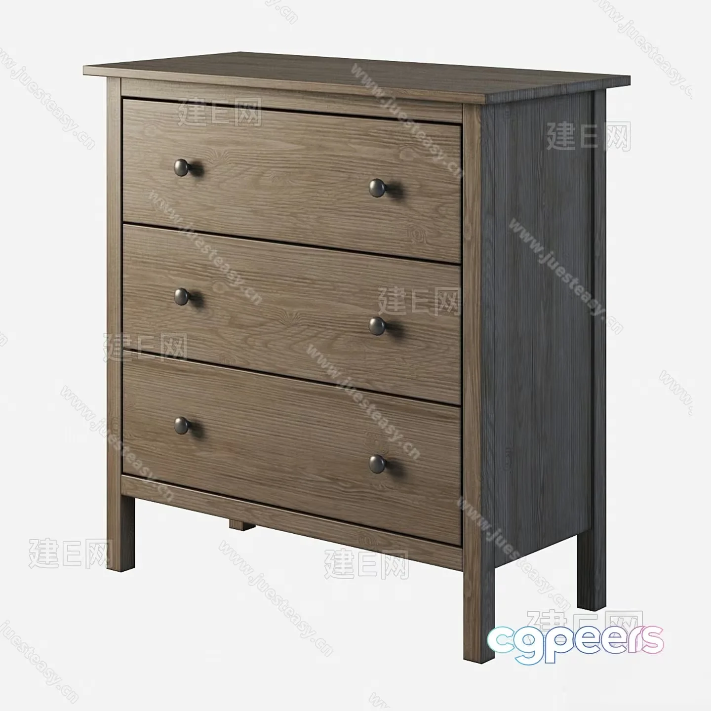 A Wooden Dresser 3D Model – 10995 – VRAY Render