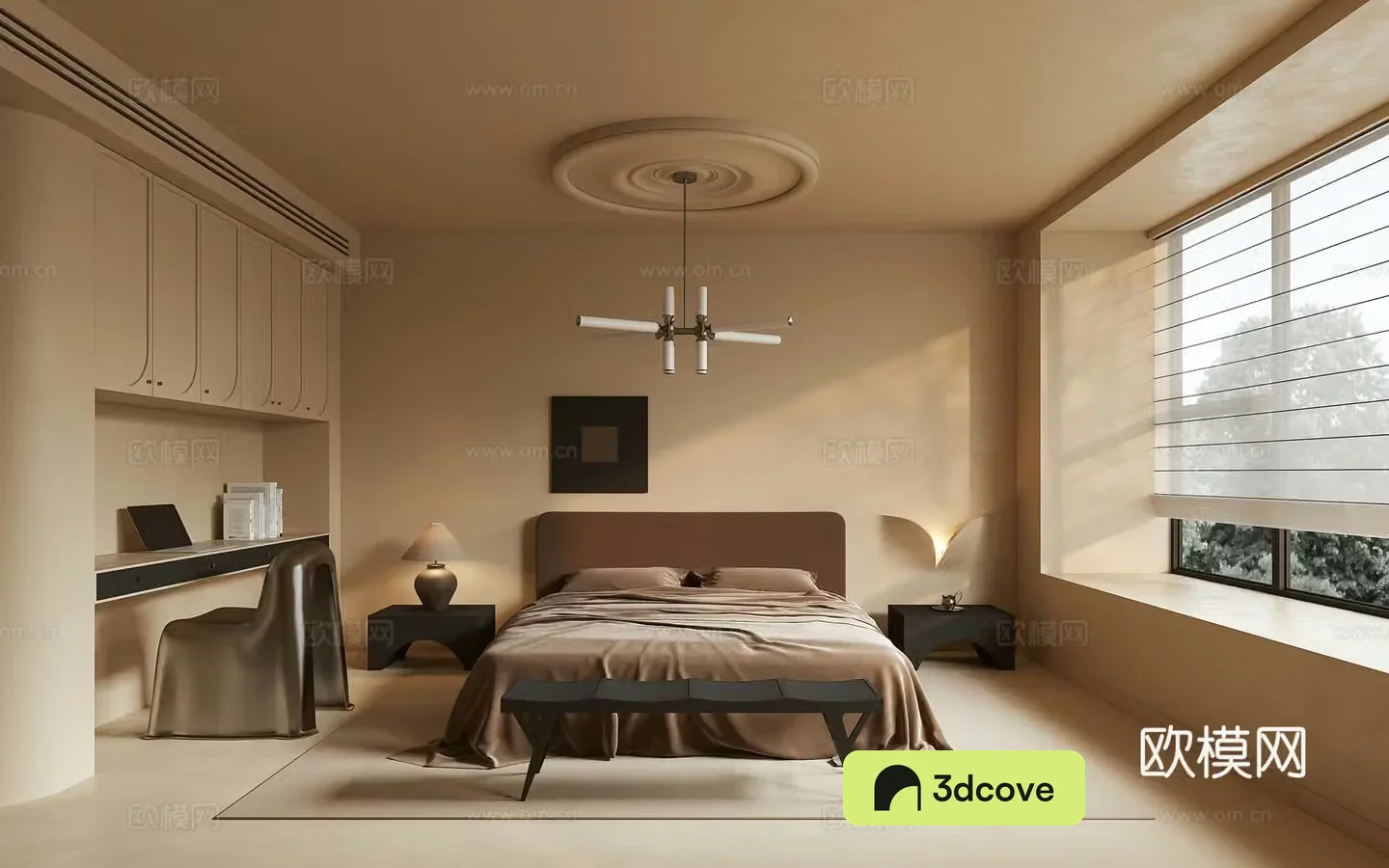 Wasabi bedroom 3d model
